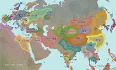 蒙古帝国扩张地图 日文版