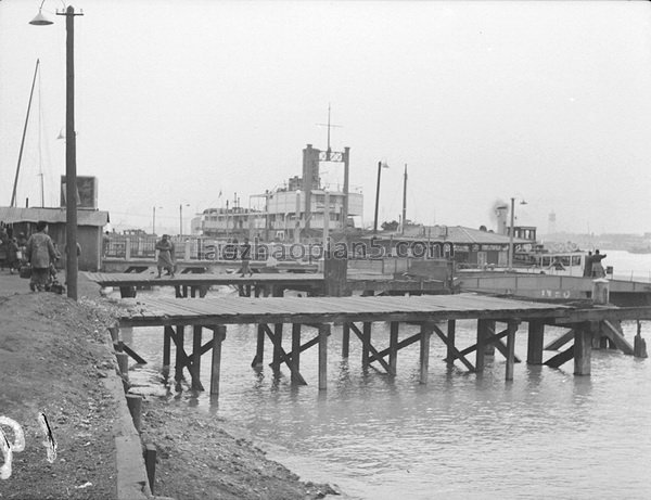 1906-1940年上海浦东老照片 昔日的华通码头