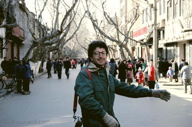 1986年苏州老照片 德国留学生David摄